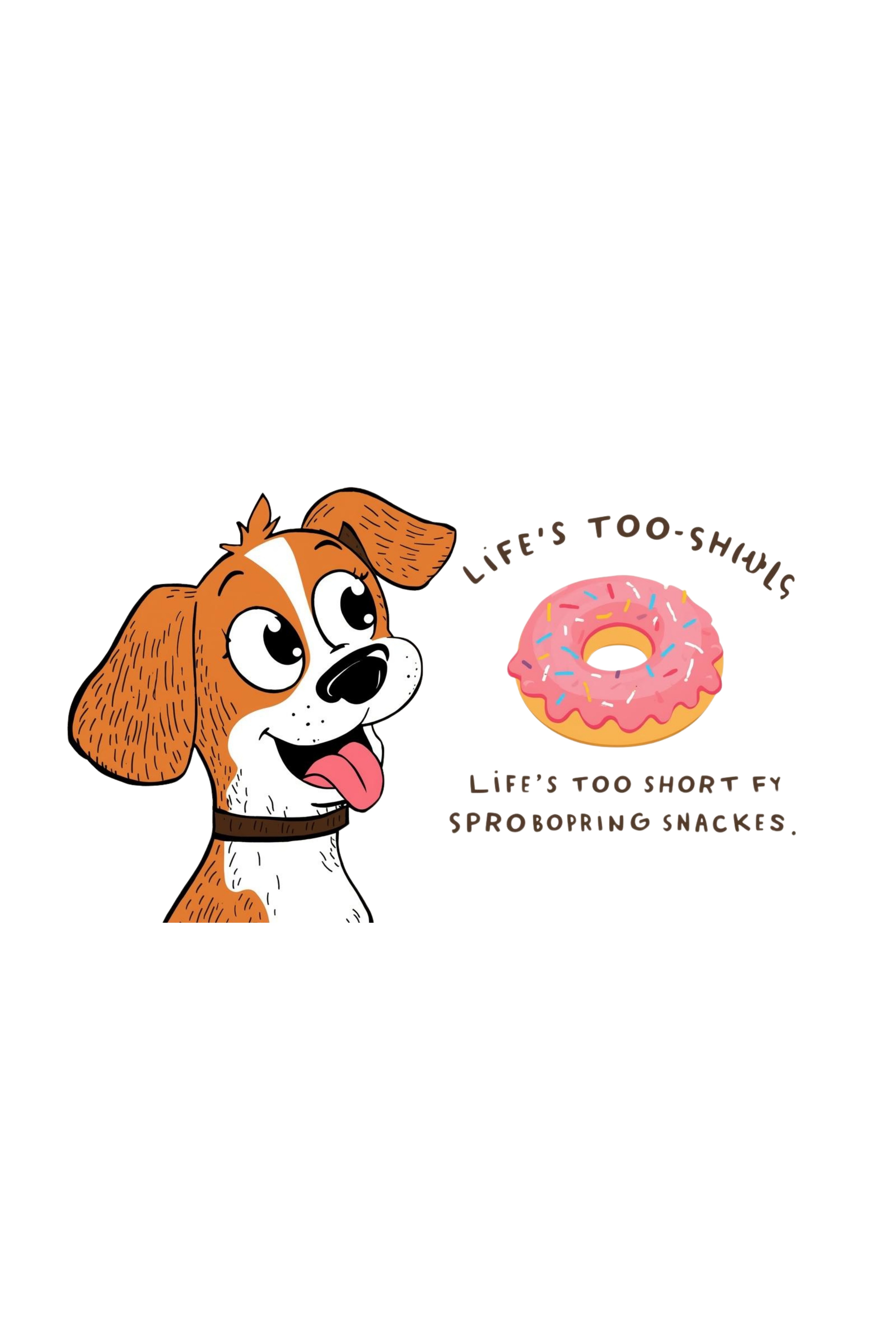 Funky - Dog & Donut - Front & Back