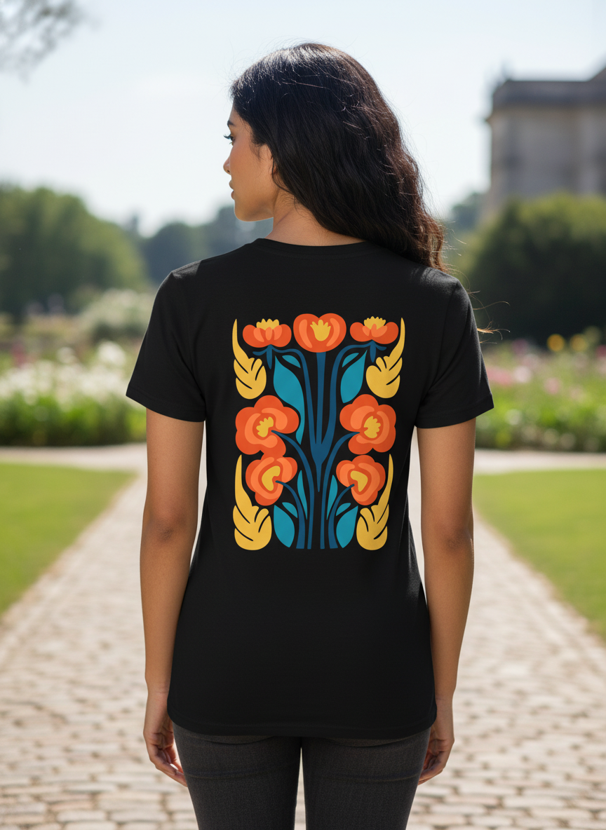 Quote and Print - Let Your Dream Blossom Front & Black