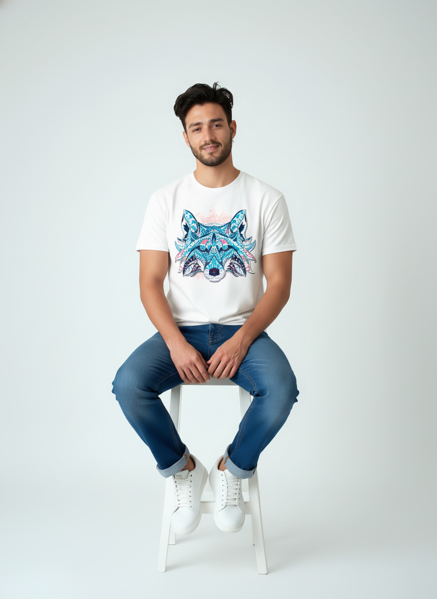 Animal Print - Colorful Fox